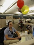 Amber at work