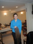 Amber with hula skirt