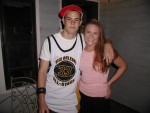 Andrew & Amber out back