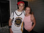Andrew and Amber out back