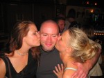 Amber and Sara and bartender