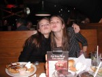 Amber and Orsi silly on Amber's Bday.jpg
