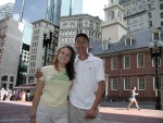 Amber and Tee in Boston