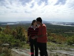 Amber and Tee smooching