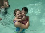 Amber and Tori in pool
