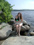 Erik and Mommy at Lake Massebesic