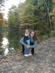 Mine Falls - Erik and Mommy by the river