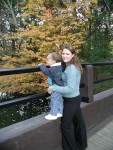Mine Falls - Erik loves standing on the bridge