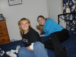 Savannah and Amber act naturally
