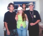 Amber  Missy  Frank   Chris - May 1998